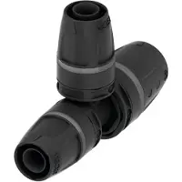 Tece TECElogo-Push T-stuk verlopend, PPSU, afmeting 50 x 32 x 50, 8711021