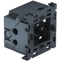 OBO 71GD8-2 Inbouwdoos, 1-voudig, voor module 45, 71x76x51 mm, PA, ijzergrijs RAL7011, artikelnummer 6288569