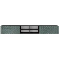 MargaretHadas24 TV-kast Cali IV 300 (3x100) cm (zwart + groen)
