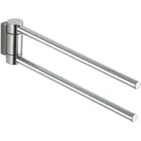 Keuco PLAN handdoekhouder, 300 mm, 2-armig, zwenkbaar, 14919070000