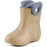 Ladeheid LA-CA-FrogButton Kinder Regenlaarzen - Rubber - met Binnenschoen - EVA - Wasbare Binnenschoen