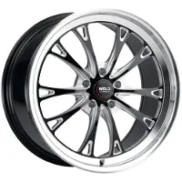 Weld 17x10 / 5x114.3 / ET +49 Belmont Drag S157 Wheel - Gloss Black W/ Milled Spokes