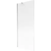 Mexen Next badwand 1-delig 80 x 150 , strepen, chroom - 895-080-000-00-09-01