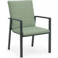 Lifestyle Garden Furniture Lifestyle Timo dining tuinstoel antraciet/moss green