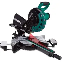 Vonroc Afkortzaag 2200W - 254mm | Radiaal kap- en verstekzaag met laser en LED