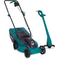 Vonroc Grasmaaier 1300W en Grastrimmer 300W | Complete set