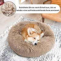 Markenlos Kattenbed, tweedelig huisdierbed voor hond en kat, 70 cm