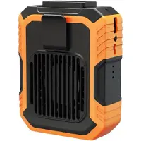 COOAU Mini Ventilator - Tailleventilator - 3 Instelbare Snelheden - USB Oplaadbaar - Turbine Extern Ventilatieontwerp