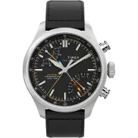 Timex Waterbury Ace Fly-back Heren Horloge Zwart TW2Y70000