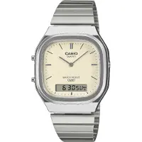 Casio Collection Vintage AQ-240E-7A2EF Horloge - Staal - Zilverkleurig - Ø 35 mm