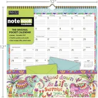 Lang Simple Inspirations Pocket Note Nook Kalender 2027