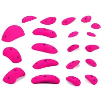 Blue pill - Hard Boulder - Klimgrepen XS-XL, roze/wit