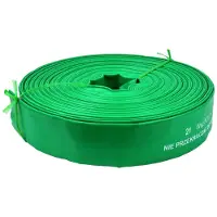 Garronda PVC platte slang 2 inch 50 m - drukslang 2 bar - geurloze PVC layflat-slang voor irrigatie & drainage - groen