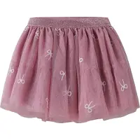 Name It Mini Rok mauve / wit