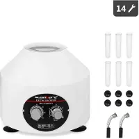 Helloshop26 Centrifugeuse - - 6x20ml - 110W - Regelbare snelheid tot 3200 tr/min - Timer 30 min