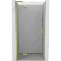 Mexen Mist-H L draaideur douchedeur links 120 , transparant, goud geborsteld - 8A5L-120-000-55-00-L