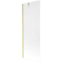 Mexen Next badwand 1-delig 70 x 150 , matglas, goud geborsteld - 895-070-000-00-30-55