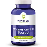 Vitakruid 2x Magnesium 150 Tauraat 90 Tabletten