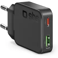 SBS Slanke wandlader met 30W USB-C Power Delivery en USB-A snelladen
