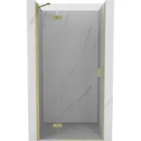 Mexen Mist-H draaideur douche links 70 , transparant, goud geborsteld - 8A5-070-000-55-00-L