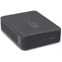 SBS Powerbank 1xusb-a & 1xusb-c 10000mah 20w Compact Black