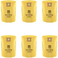 INF Stofzakken voor Shop-Vac stofzuigers, geel (6-pack) 15-22 gallons