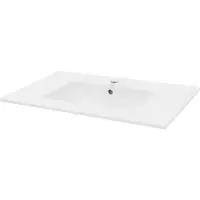 LuxeBath Wastafel 810x465x175 mm Wit keramiek