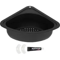 OEM Drietalig filterpaneel, driehoekige filter- en voedselplaat voor de keuken, zevenzijdig zeef, hoekaanzuig, afzuigfilter, driehoekige gooseneck, roestvrij staal