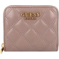 GUESS Portemonnee Giully SLG Small Zip Around Wallet Dark Taupe