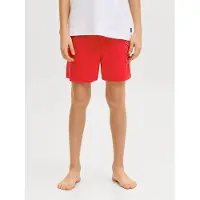 Jack & Jones JUNIOR zwemshort rood Jongens Polyester Effen - maat 128