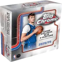 Topps Chrome Basketball - Mega box (7 packs) 2025-26 Trading Cards