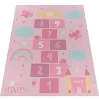 Tapis.fr Kindertapijt Bini roze 160x220 cm