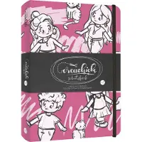 BBNC Uitgevers CreaChick Schetsboek - Raspberry