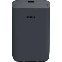 Eeese Otto 13L (Midnight Grey) - Luchtontvochtiger - Ontvochtigt tot 13L per dag – Voor ruimtes tot 60 m² - Zeer stil - Incl. wasdroogfunctie - IPX4 geclassificeerd - Geschikt voor badkamer