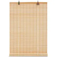 Sol Royal Bamboe Rolgordijn Zonder Boren 60x160 cm Natuur – Houten Jaloezieën voor Binnen 60 cm Breed – Inkijkbescherming & Zonwering – BR7