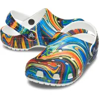 Crocs Clogs - Maat 24/25 - Unisex - blauw/oranje/geel