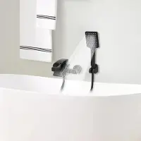 StarTech.com Badkraan - Wandmontage mengkraan - Watervaluitloop - Messing behuizing en ventielkern - Geschikt voor badkamer, hotel en spa - Zwart
