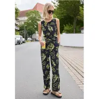 Street One Studio Street One Dames Wide Leg jumpsuit in casual pasvorm - Blauw - 38