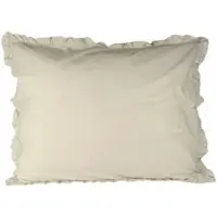 Town & Country Kussensloop Frilled Percale Zand-60 x 70 cm (standaard)