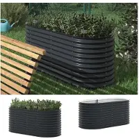 OK-Living Hoogbed – 200 x 100 cm Antraciet