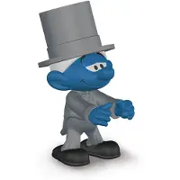 Schleich Figurine - Trouwen Smurf - Miniatuurfiguur - Blauw - Vanaf 3 jaar