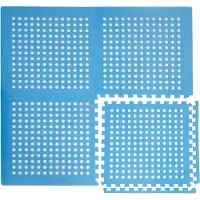 Eyepower EVA vloermat 62x62 cm, zwembadmat, blauw
