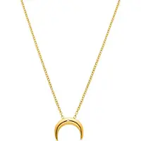 Luxenter Ketting Zinne 18k geelgoud afwerking