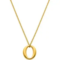 Luxenter Ausa collier in 18k geelgouden afwerking