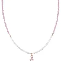 Luxenter Ketting 'Kael' goud / sering / parelwit