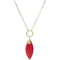 Luxenter Ketting 'Ayom' rood