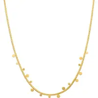 Luxenter Zamel collier 18k geelgoud afwerking
