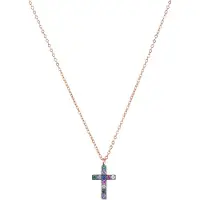 Luxenter Ketting 'Kon' goud / zwart / zilver