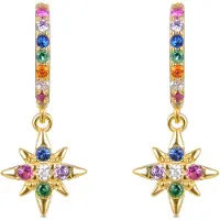 Luxenter Oorbellen 'Siba' gemengde kleuren