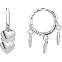 Luxenter Oorbellen 'Corazón' zilver